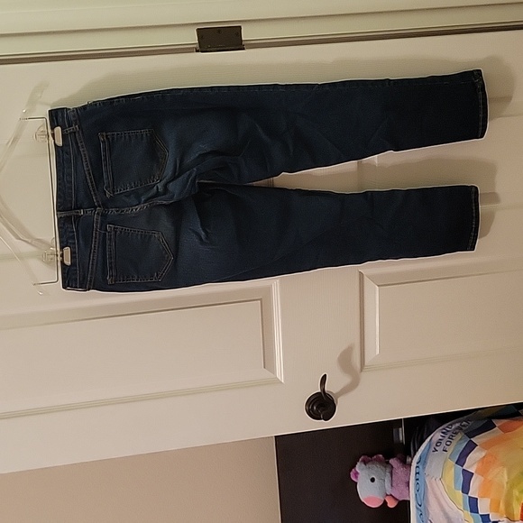 Dark Blue Slim Boyfriend Fit Jeans - Picture 8 of 8